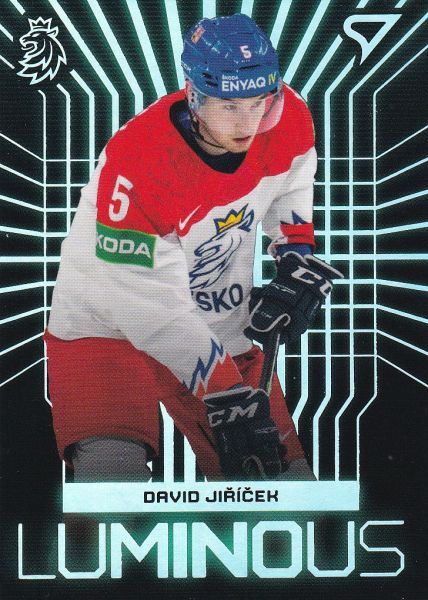 insert karta DAVID JIŘÍČEK 23-24 SZ Hokejové Česko Luminous číslo LS-07